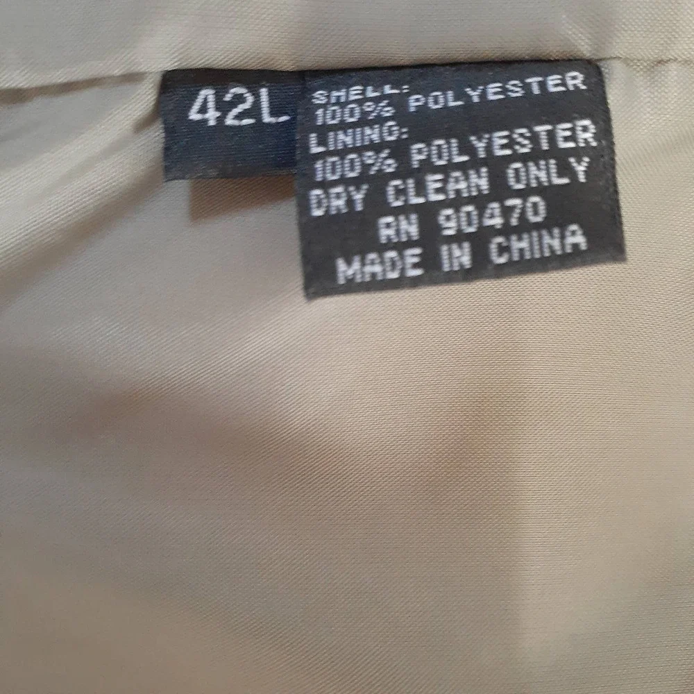 MENS EDDIE DOMANI SUIT JACKET 42L USED - Picture 7 of 8